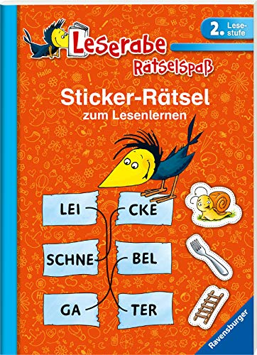 Preisvergleich Produktbild Leserabe: Sticker-Rätsel zum Lesenlernen (2. Lesestufe) (Leserabe - Rätselspaß)