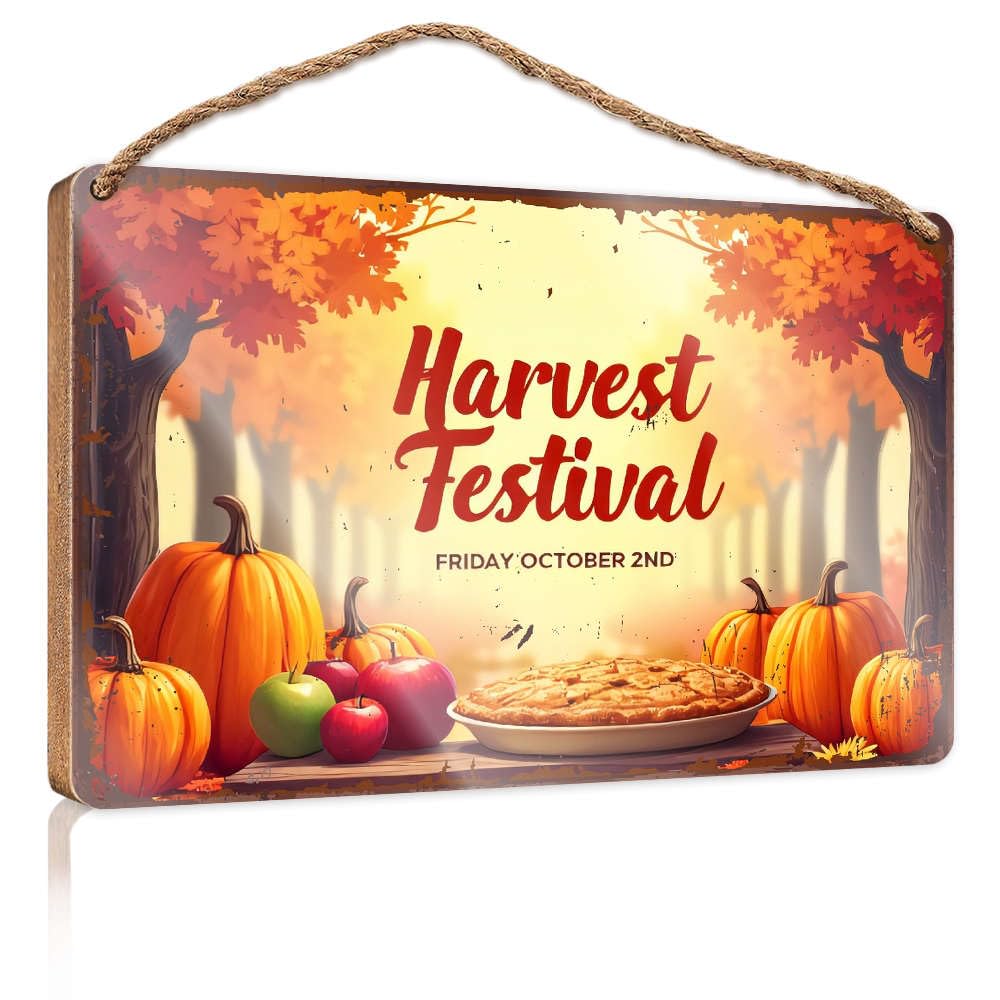 Bathroom Hanging Decor Harvest Festival On October 2nd. Boys Bedroom Decorations Front Porch Decor Ideas(15X28CM)