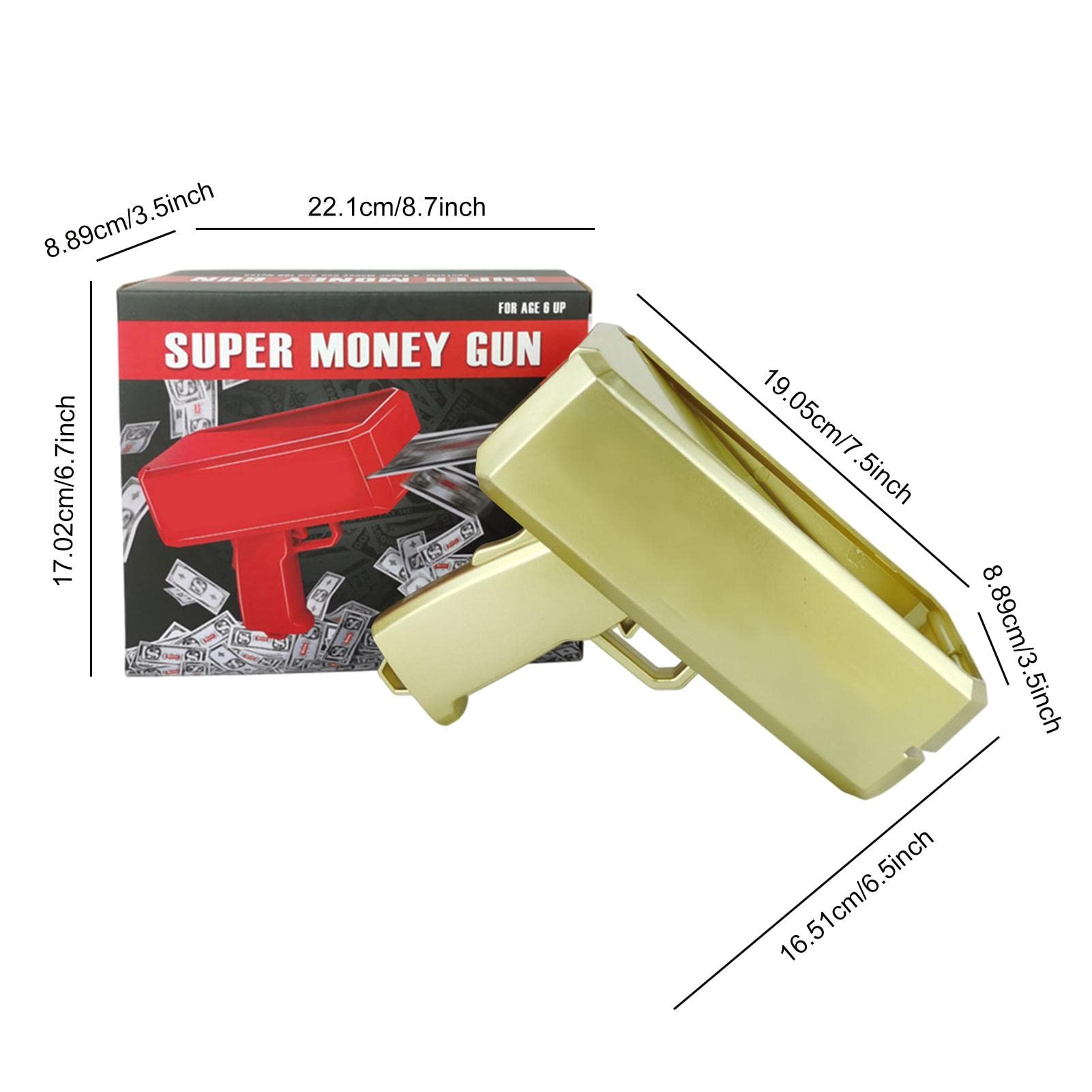 Amazon.co.jp: Super Money G-un マネーガンキャッシュキャノン 紙幣 