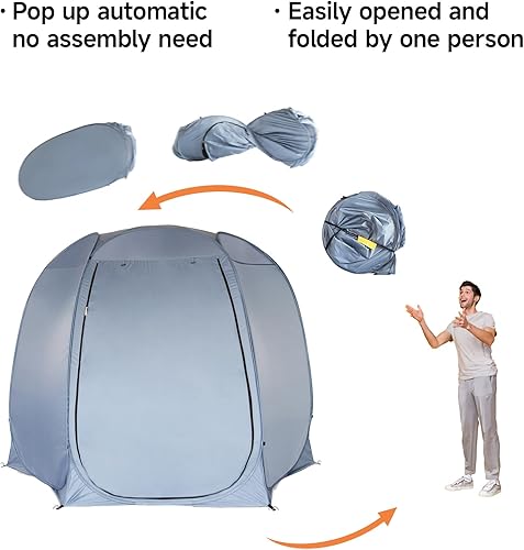Miniatura 5 de Alvantor Tienda de campaña con pantalla desplegable para la casa, toldo instantáneo para acampar al aire libre, glorieta para patio, patio trasero y