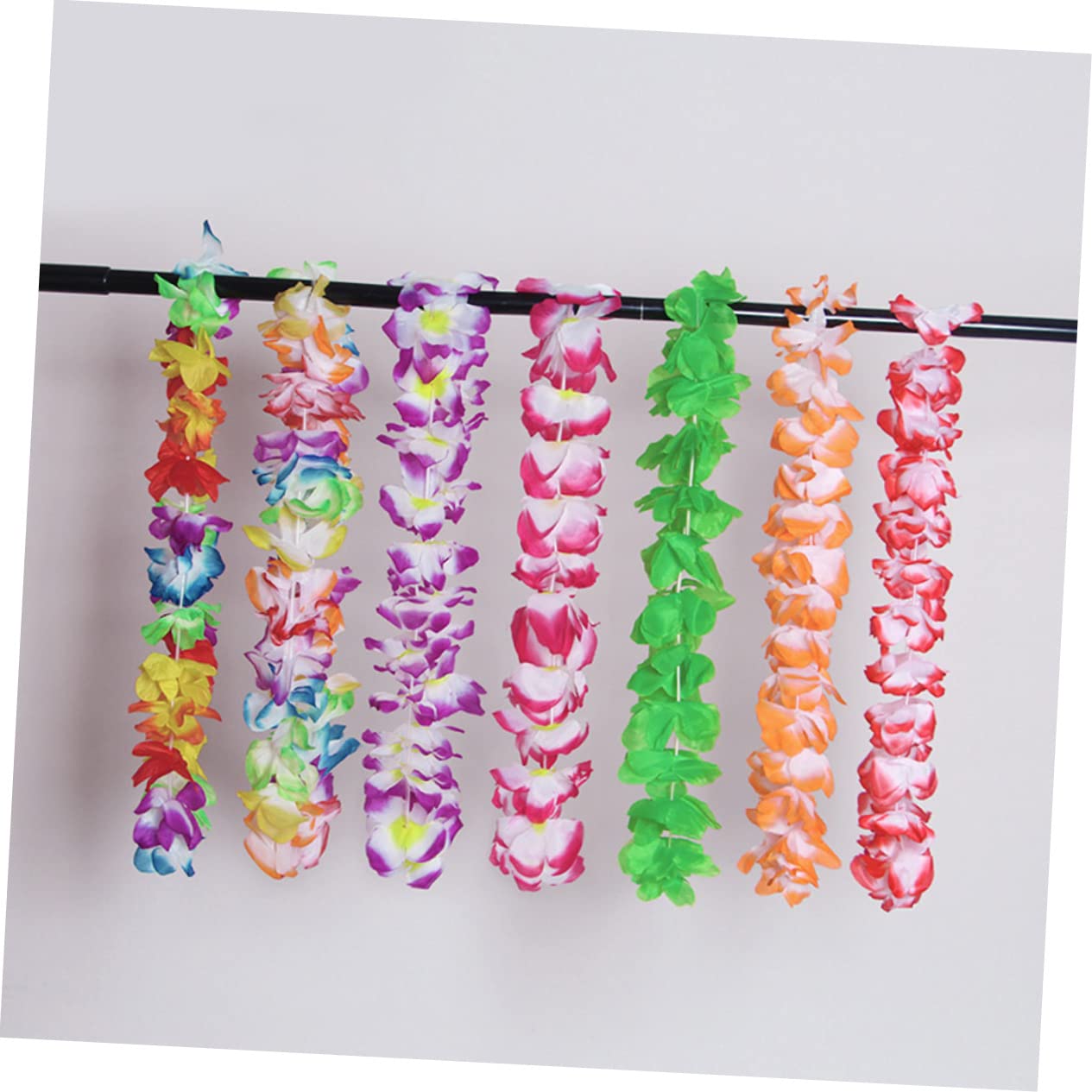 IMIKEYA 42stücke Hawaii-blumenkette mit Bunter Tropischer Luau-Party-Halskette Künstliche Blumenketten für Strandfeste Geburtstage und Dekoration Zufälliger Stil