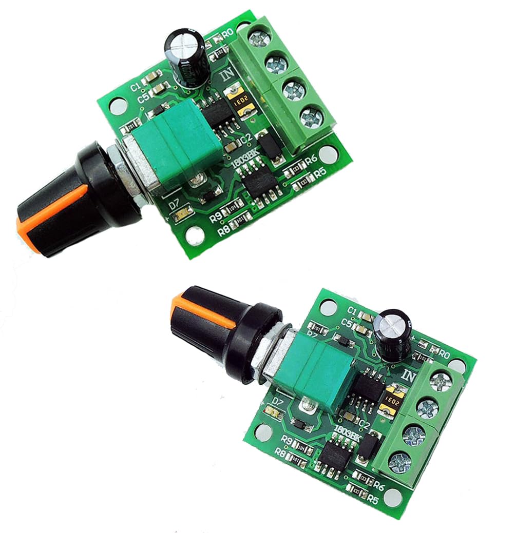 PWM Low Voltage Motor Controller DC 1,8 V, 3 V, 5 V, 6 V, 12 V, 2 A, 1803B 1803BK regulowany przełącznik sterownika z kontrolerem prędkości (2)