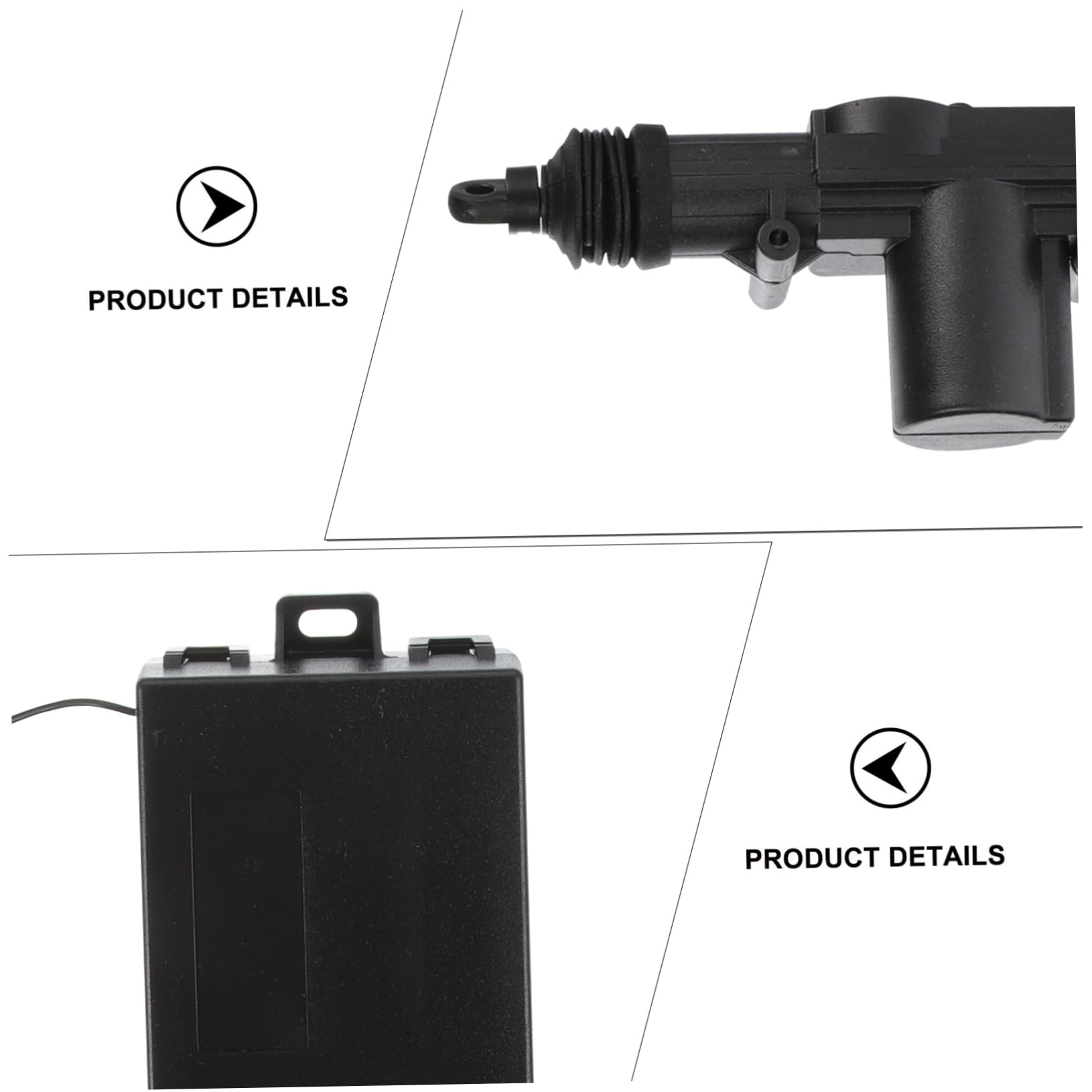 STOBAZA 1Set Remote Central Locking Kit for Auto Security System Keyless Control Lock for Door Door Vehicles Easy to Install High Sensitivity Stable and Practical