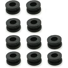10pcs Rubber Side Cover Grommets Upper Tail Lower Middle Fairings Ring Nuts Compatible with CBR 600RR 600 F2 F3 F4 F4i 250R 600F 125R