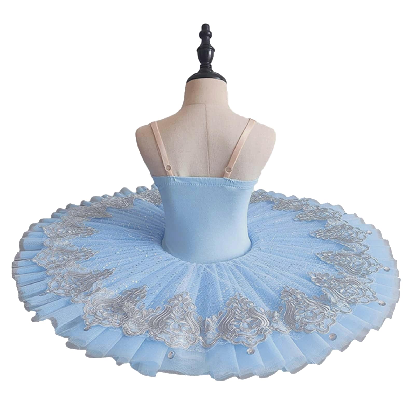 2025 Professionell Kinder Mädchen Ballett-Tutu Schwanensee Pfannkuchen-Tutu Ballerina-Partykleid Tanzkostüme