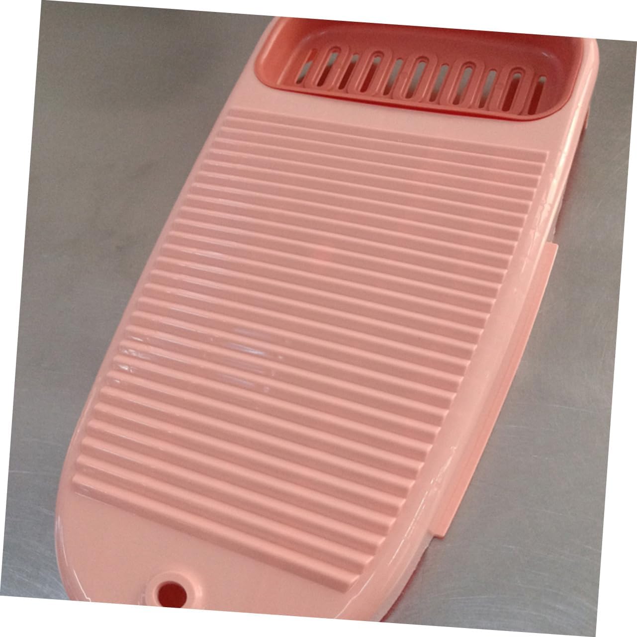Abaodam 2pcs Creative Non- Laundry Board Thickened Plastic Scrubbing Washboard for Home Use Small Essential Laundry Supplies for Easy Hand Washing and Cleaning Boys and Girls Clothes