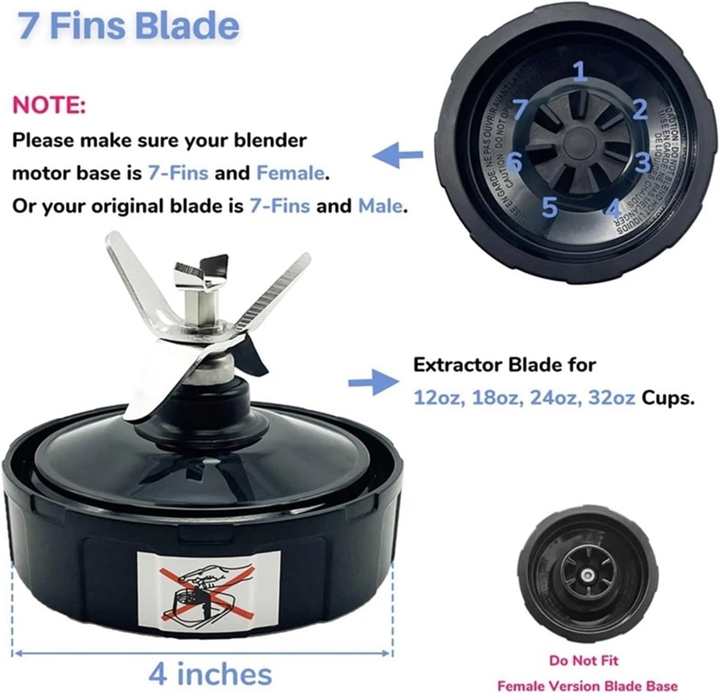 24Oz Blender Cup With Lid，Compatible For Ninja Auto IQ Pro BL480 BL482 BL642 BL682 BL450 BN401 BN751 BN801 Foodi SS351
