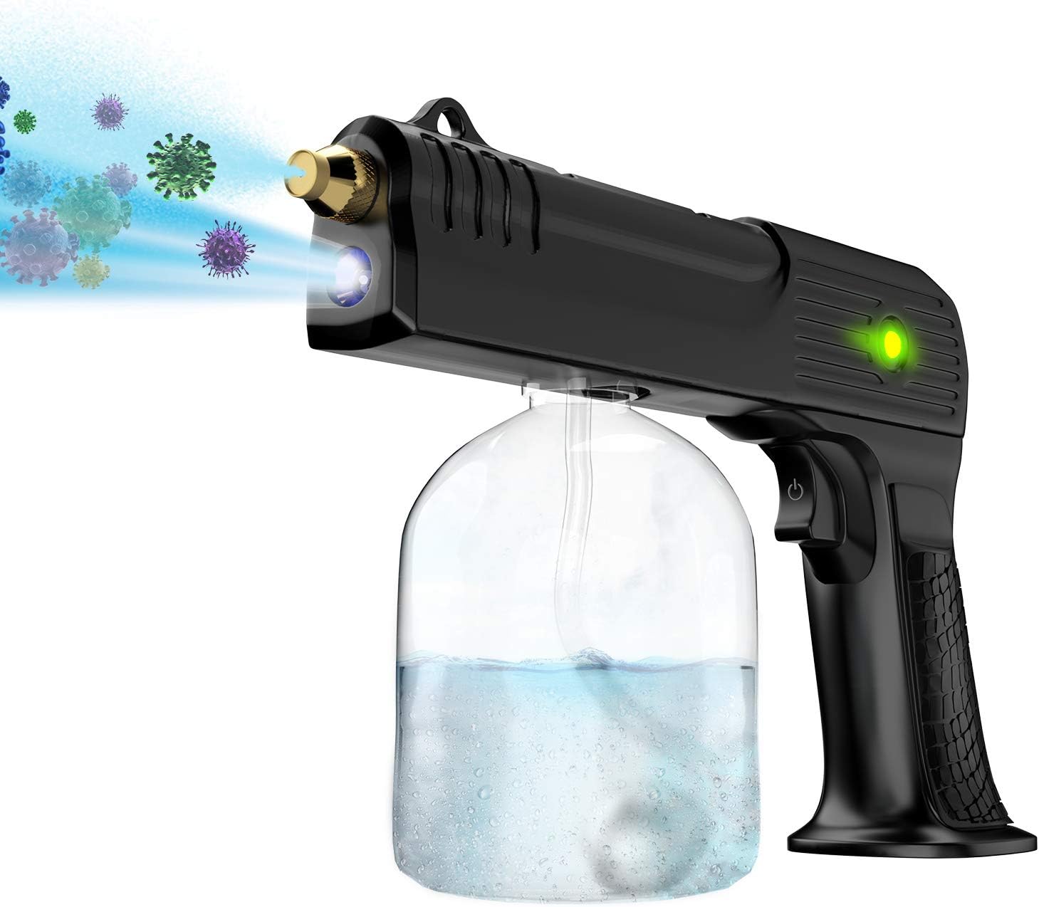 Disinfectant fogger,Handheld Rechargeable Improved Version Nano Sprayer for Home, Office, School or Garden Disinfection