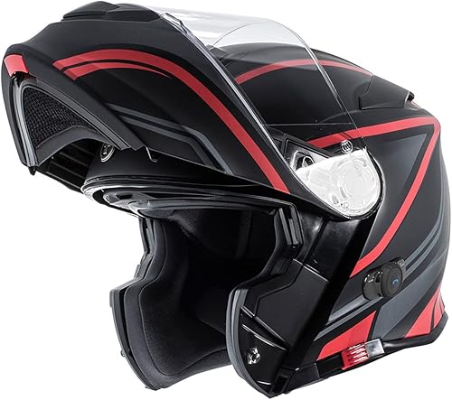 Miniatura 3 de TORC - Casco de motocicleta integrado para adultos y unisex, con Bluetooth