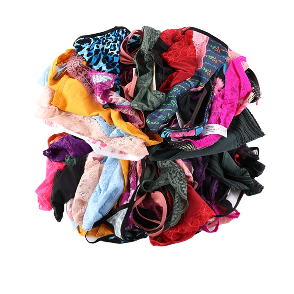 HORIOLWomens Variety Of Thongs Sexy G-Strings Lace T-Back Panties