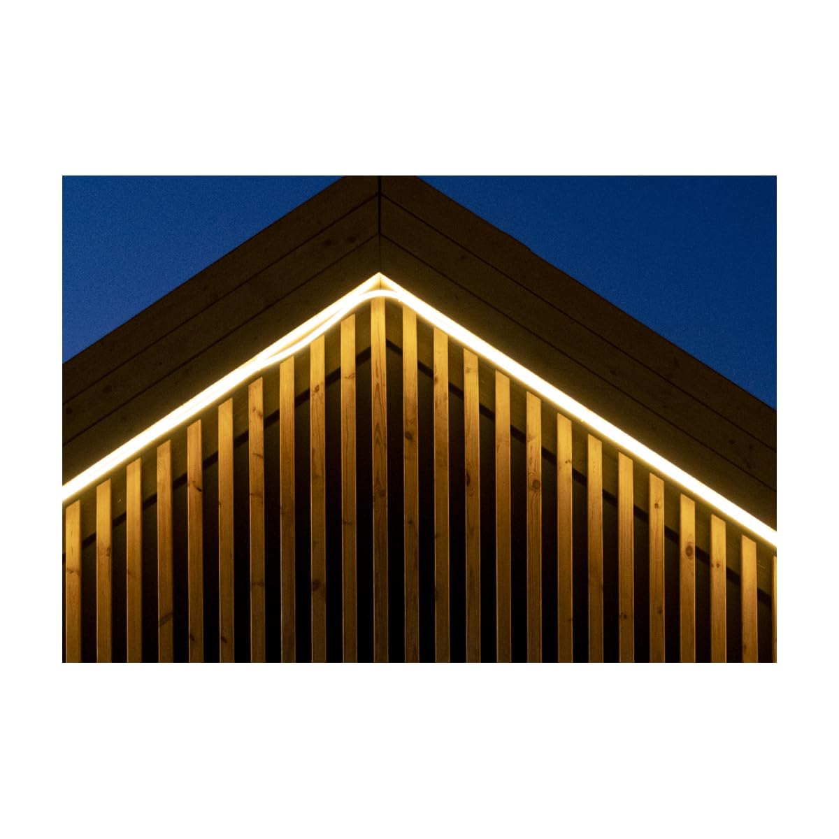 ASLO – Cinta LED de 7 W sobre bobinadora de 25 m – Guirnalda luminosa blanca 4000 K – para interior exterior y fachada casa evento