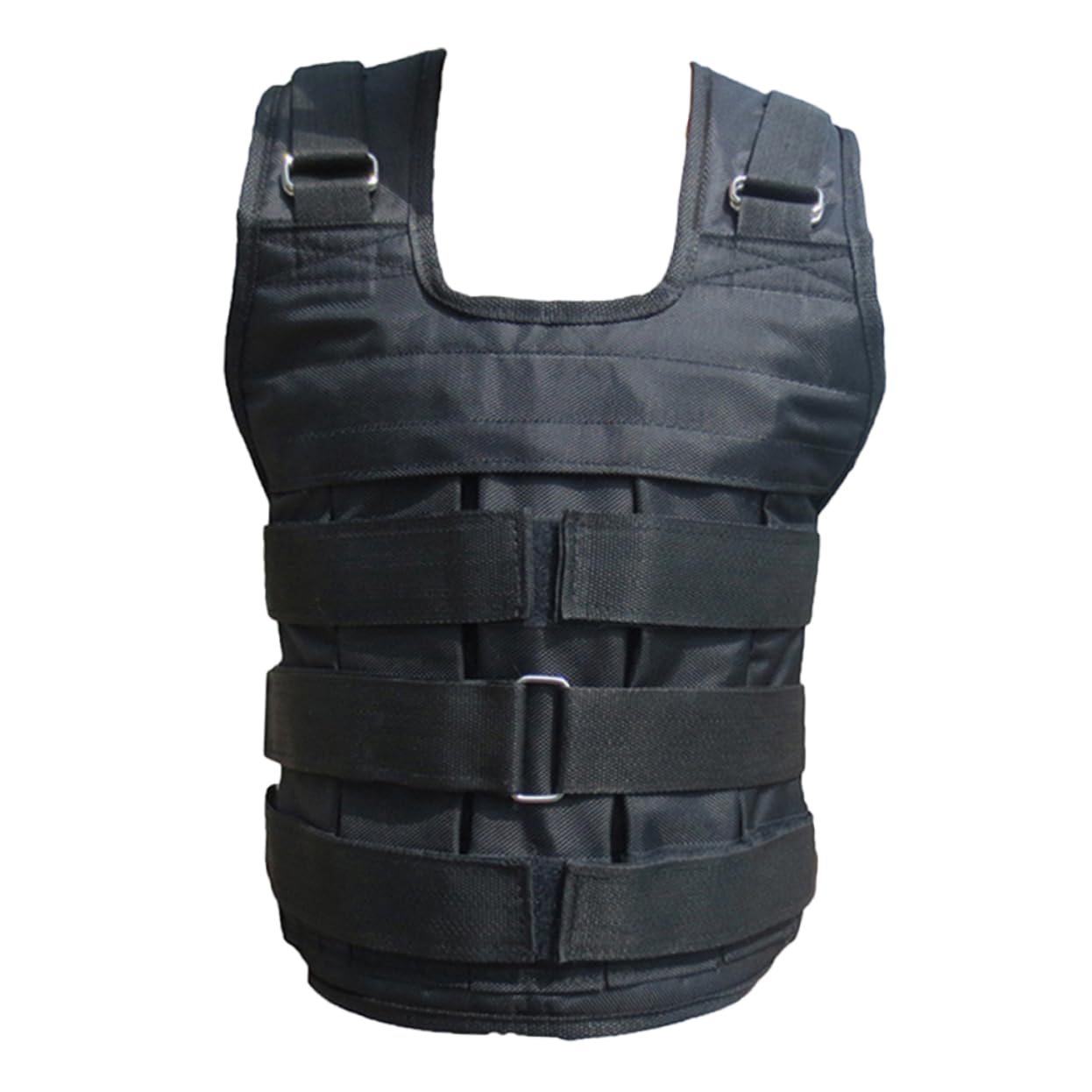 Gilet Allenamento Nero per Zavorrato e Regolabile Corsa