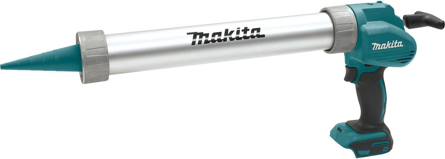 Makita XGC01ZB 18V LXT Lithium-Ion Cordless 20 oz. Barrel Style Caulk & Adhesive Gun, Tool Only, Silver/Blue/Black, 20-Ounce