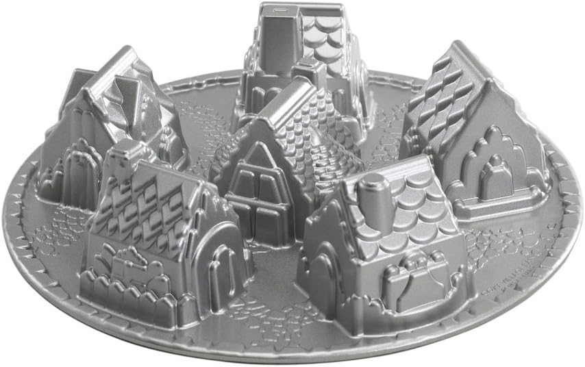 Nordic Ware Platinum Cozy Village Baking Pan