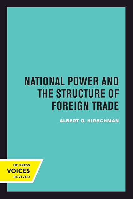 Portada de National Power and the Structure of Foreign Trade