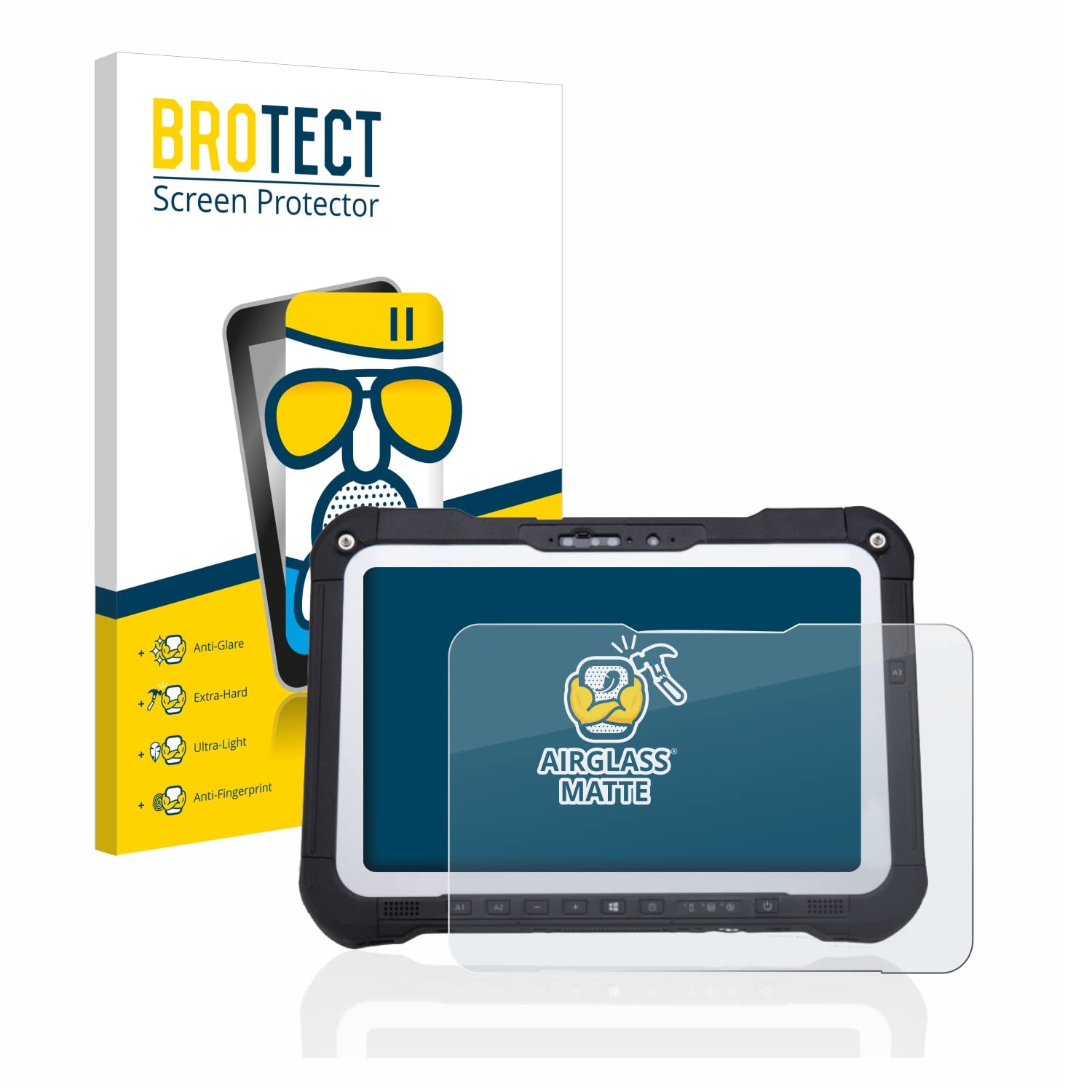 brotect Anti-Reflet Protection d'Écran Verre Mat pour Panasonic Toughbook FZ-G2 / Toughbook G2 - Film Protecteur Vitre 9H