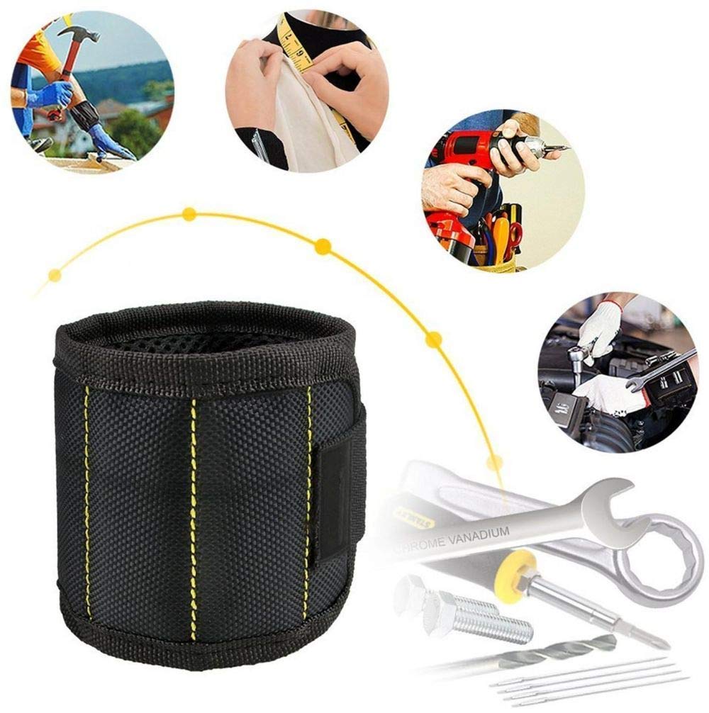 AADCART 1Pc Sports 13.8'' Wrist Port Band Tool Belt ew Kit Set Magnetic Wristband 2