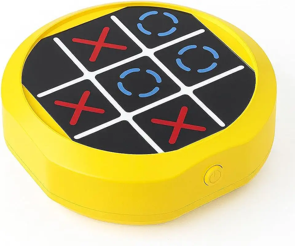 Jogo Eletrônico da Velha e Memória Infantil Recarregável com Luzes e Sons – Educativo e Portátil