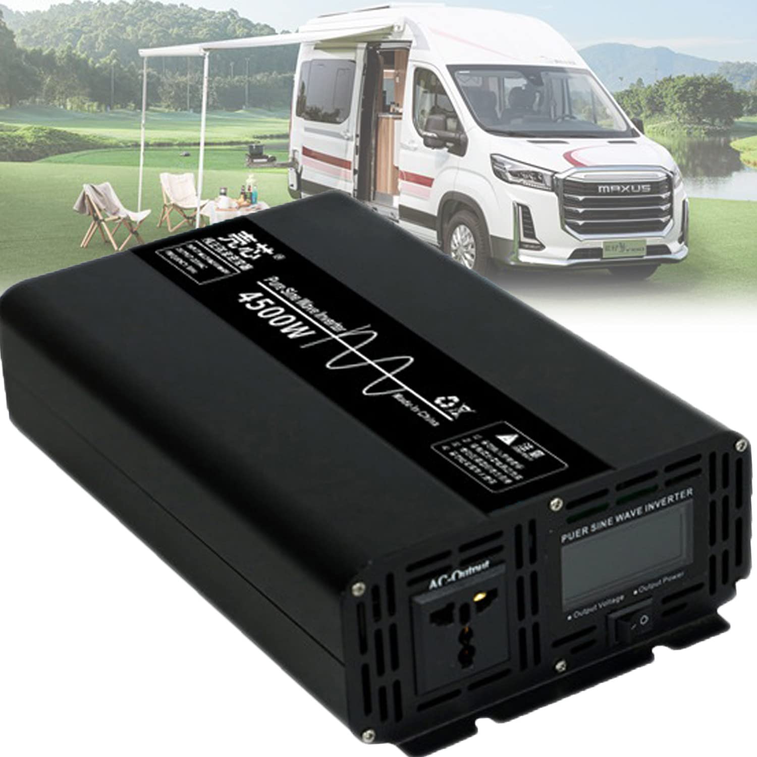 Convertisseur Pur Sinus 48V 220V 4500W pour camping-car et voyage