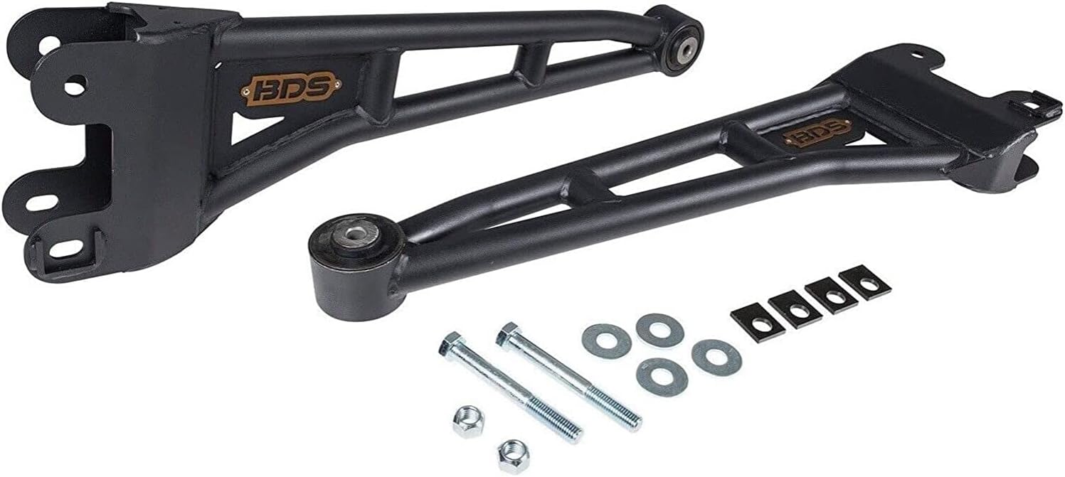 NEW BDS SUSPENSION RADIUS ARM KIT,BLACK,COMPATIBLE WITH FORD 2005-2022 ᖴ-250/ᖴ-350 SUPER DUTY,4WD