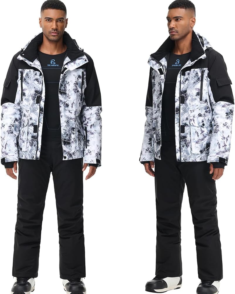 HOTIAN スノーボードウェア 上下セット メンズ スキーウェア スノボ HOTIAN スノーボードウェア 上下セット メンズ スキーウェア スノボ