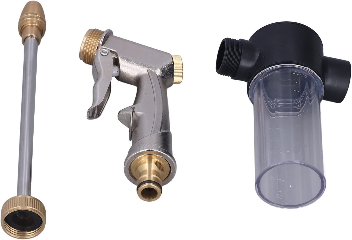 Hochdruck Wasserpistole Für Gartenschlauch - Turbo Washer Mit Verstellbaren Sprühmodi