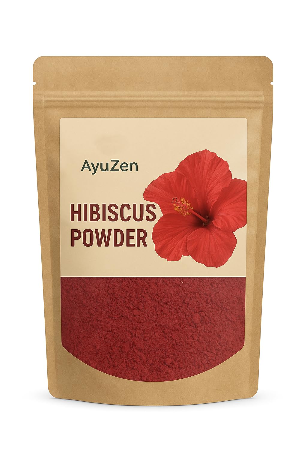 AyuZen Hibiscus Flower Powder 100g | Natural & Pure Hibiscus Rosa-Sinensis | Gudhal Ka Phool Powder for Hair & Skin Care | Herbal Conditioning & Shine-picture-35