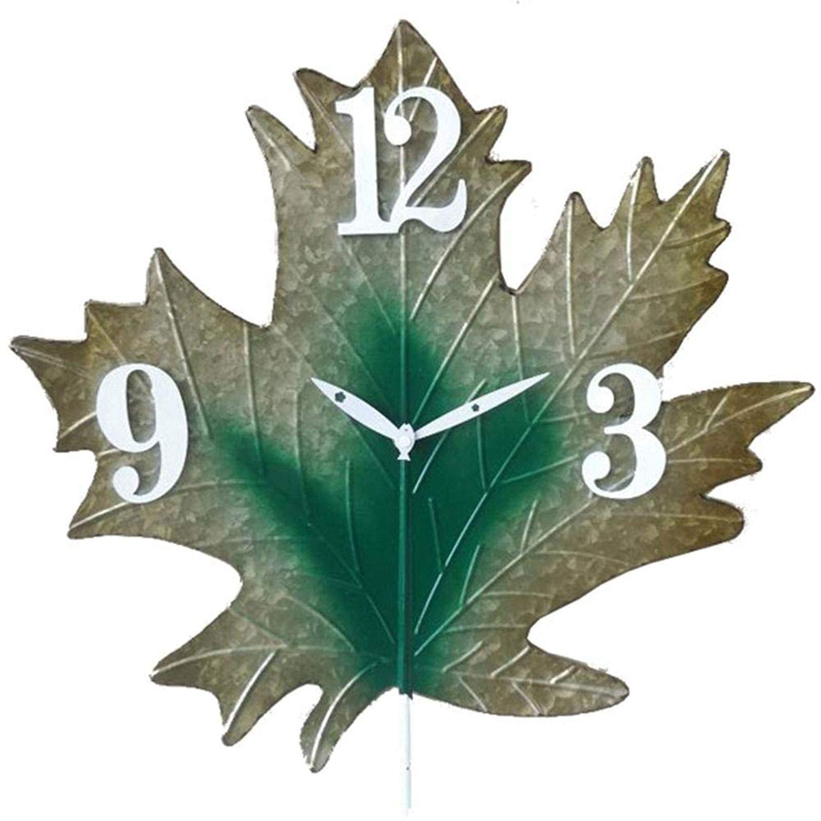 Horloge murale de jardin extérieur rétro pour terrasse et cour