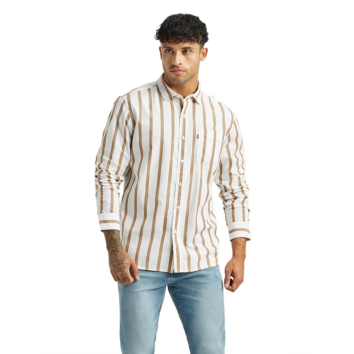 levi's Men's Striped Slim Fit Shirt-picture-21