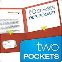 Vista 4 de Earthwise Fólders individuales, tamaño carta, natural, 25 por caja (78542), Rojo