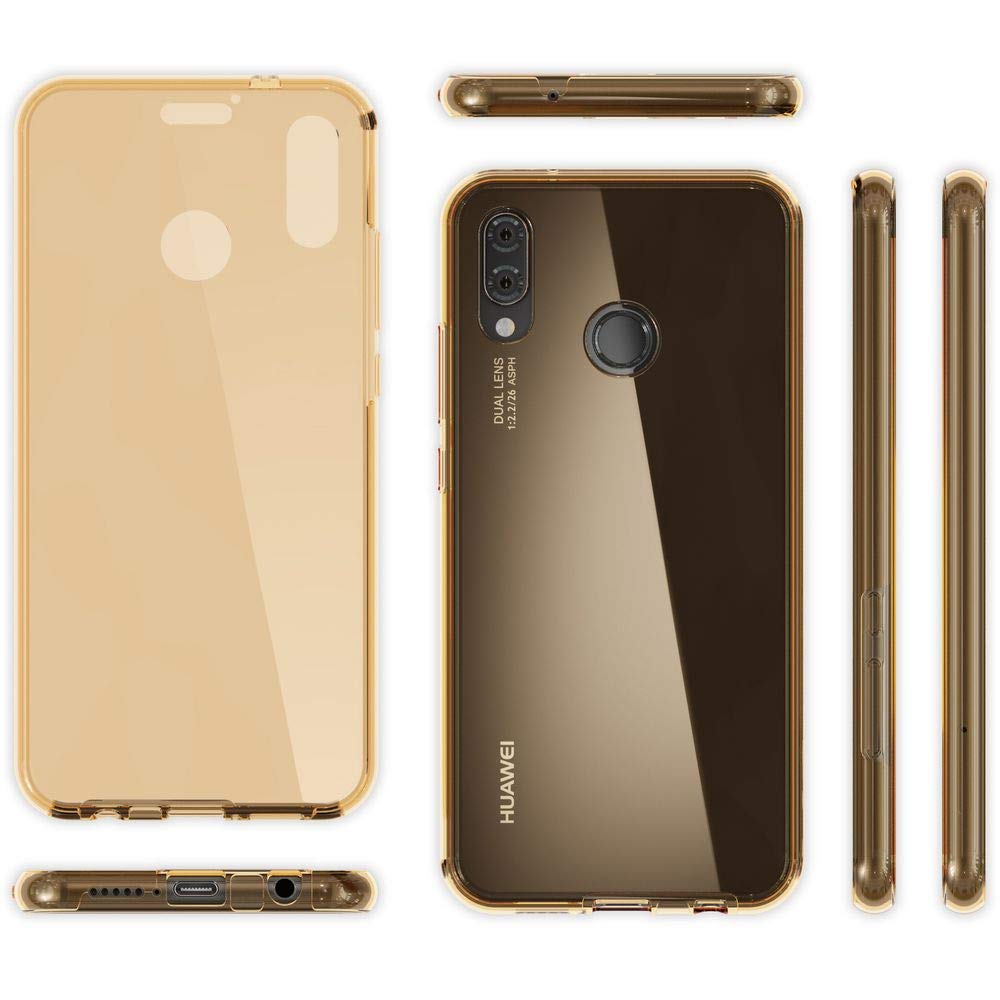 ZhuoFan 3 Pezzi Cover Per Huawei P20 Lite 5,84", Trasparente - Foto 6