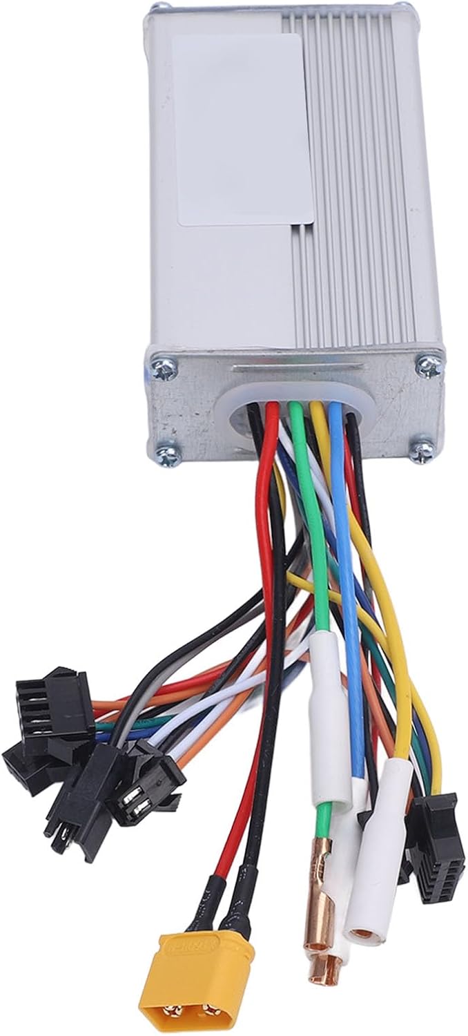 52V 25A 1200W Electric Bike Controller, High Power Motor Speed Controller for Dual Drive & Rear Wheel E Bikes Scooters