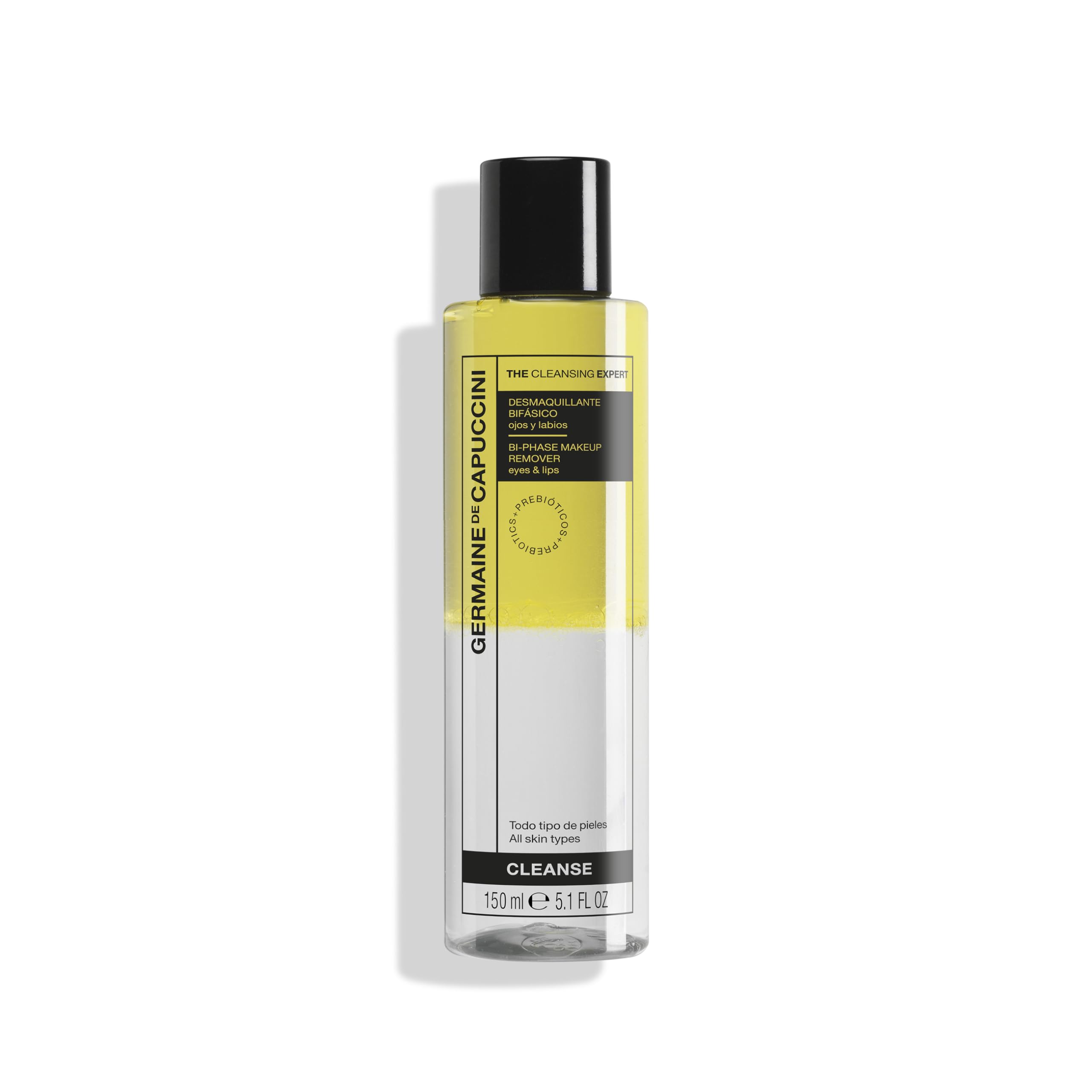 Germaine de Capuccini - The Cleansing Expert | Desmaquillante Bifásico Ojos/Labios - Waterproof, sin residuo graso - 125 ml