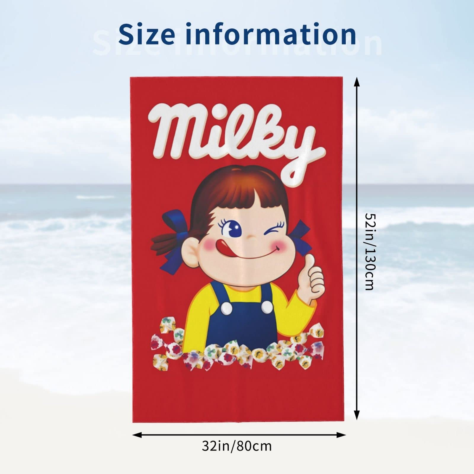 Amazon｜ペコちゃん バスタオル タオル 耐久性 吸水速乾 大判 ふわふわ