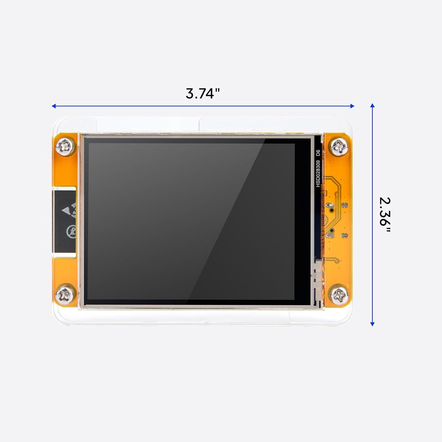 ELEGOO 2-Pack ESP-32 2.8 Inch Touch Screen Display with Acrylic Protector for Projects LCD Screen
