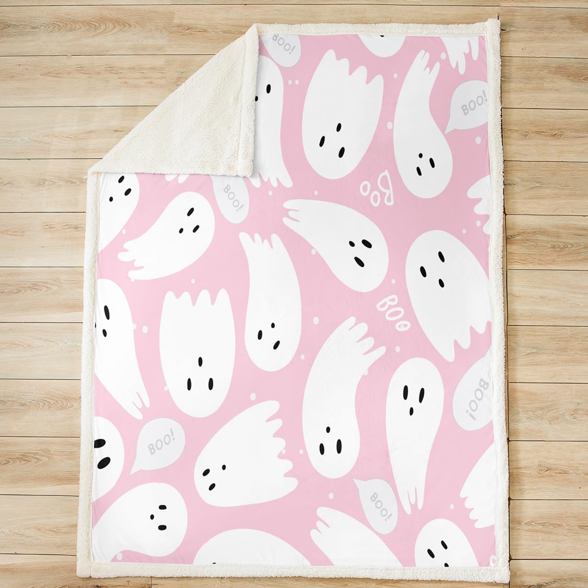 YIRDDEO Coperta per Halloween, 127 x 152,4 cm, double-face, accogliente