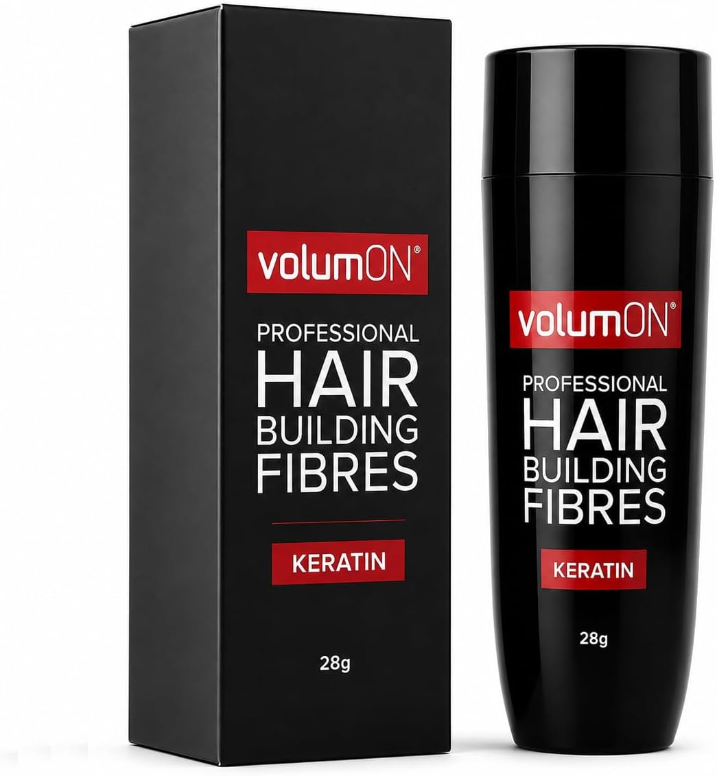 Professional Hair Building Fibres- Hair Loss Concealer- KERATIN- DARK BROWN 28g- Get Upto 30 Uses