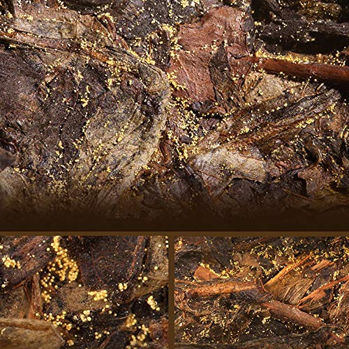 通用 Té Negro Artesanía Tradicional 750g Ladrillo Té Oscuro Té comprimido Flor Dorada - Imagen 6