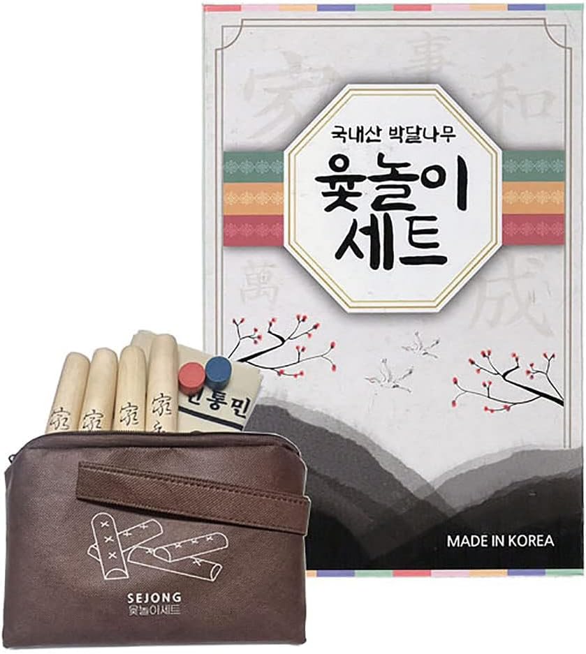 DEAD SKIN YUTNORI Korean Board Games ์ท๋์ด Floor Games for Family, Adults, Party, Strategy Wood Stick Games Premium Wood