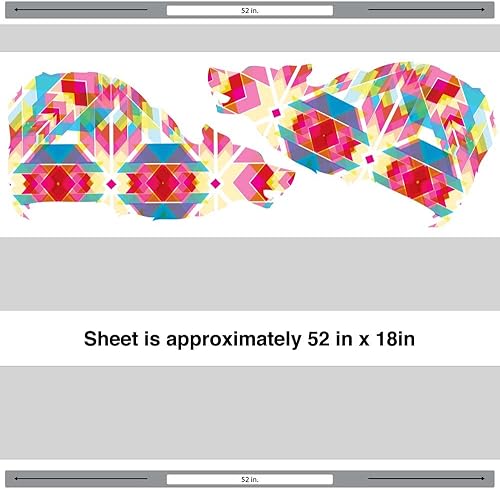 Miniatura 2 de calcomanía decorativo para pared, diseño de lobo del Sudoeste establecidos por chromantics