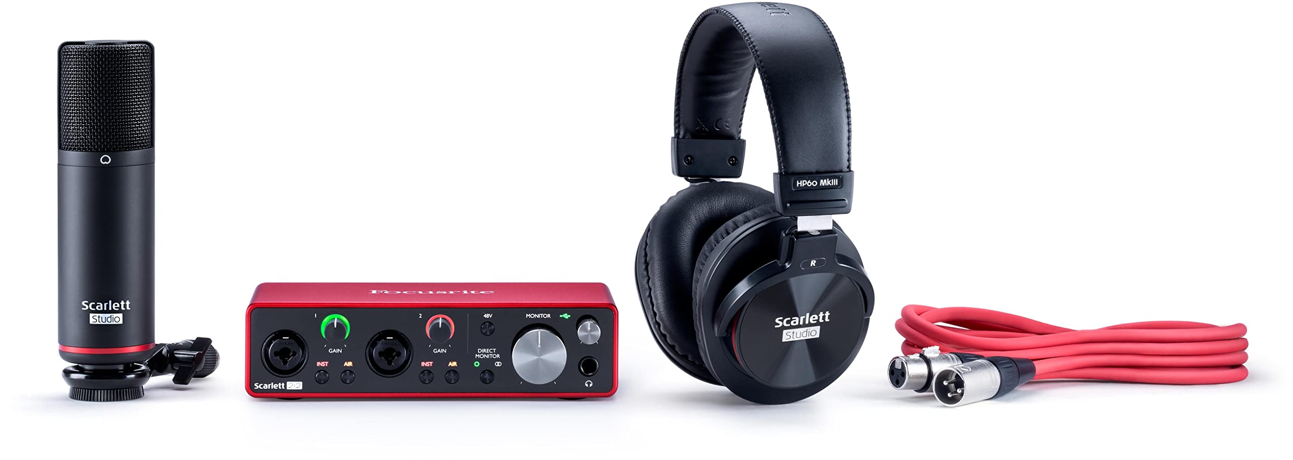 Focusrite Scarlett 2i2 Studio 3rd Gen 2-in, 2-out USB Audio