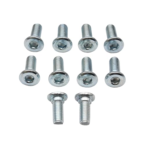 Miniatura 4 de Juego de tornillos de perno M8 para frenos de disco, rotor, motocross, cuatrimoto, 0.315 in, M8x1.25, paquete de 10