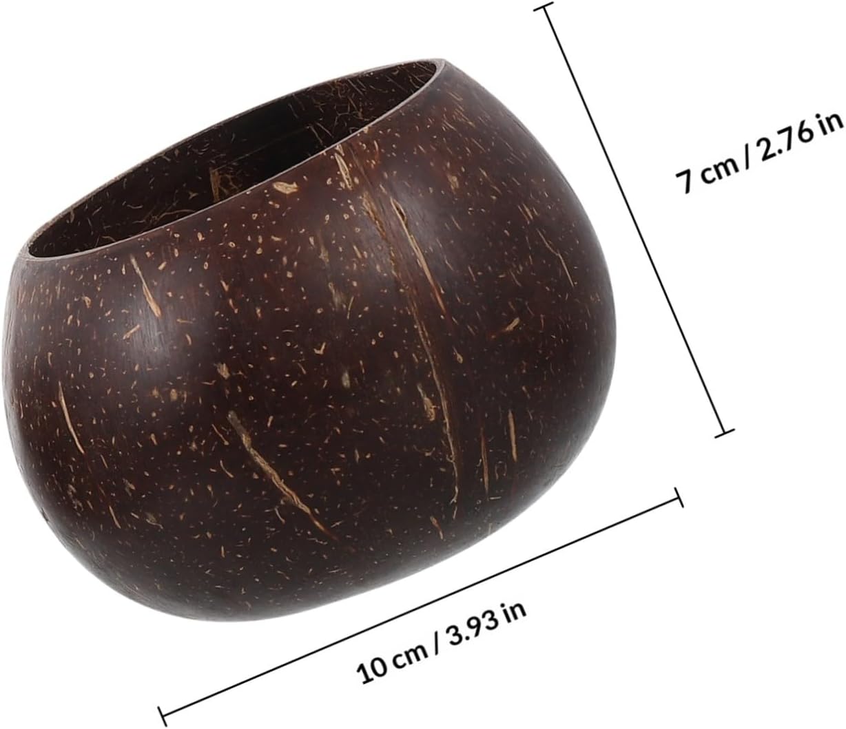 Alipis 2Pcs Coconut Shell Candle Holders Natural Soy Wax Creative Decorative Candle Bowls for Home Decor for Dining and Relaxation