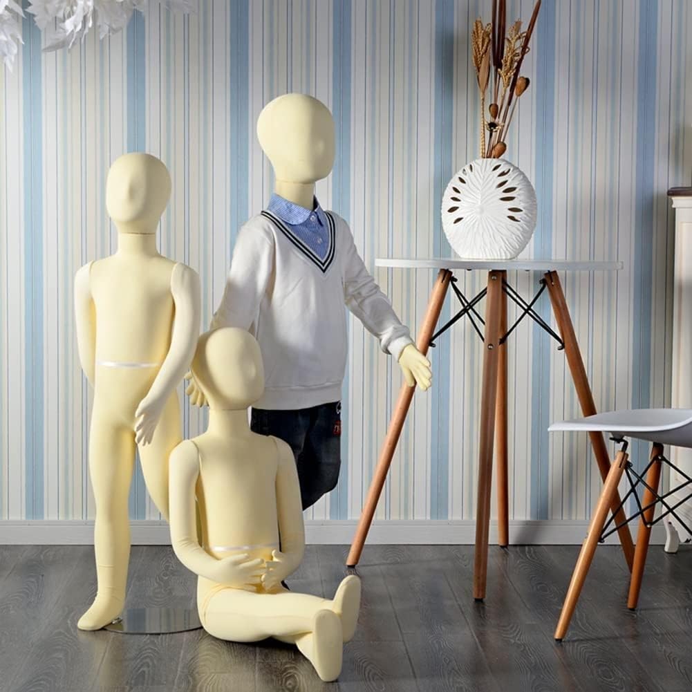 Schneiderpuppe 1 3 5 7 9 Jahre alt Sitzende Schaufensterpuppen Unisex-Kind(1 Years Old)