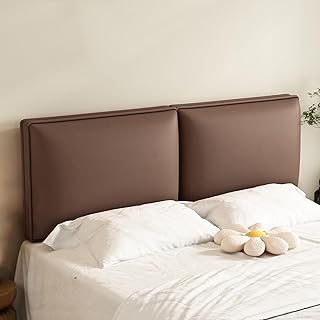 Almohada grande tapizada para cabecera de cama, color rojo, 59 x 23 x 2 pulgadas, cojín de apoyo lumbar para reposo en cama, cama, litera, cómoda almohada de respaldo
