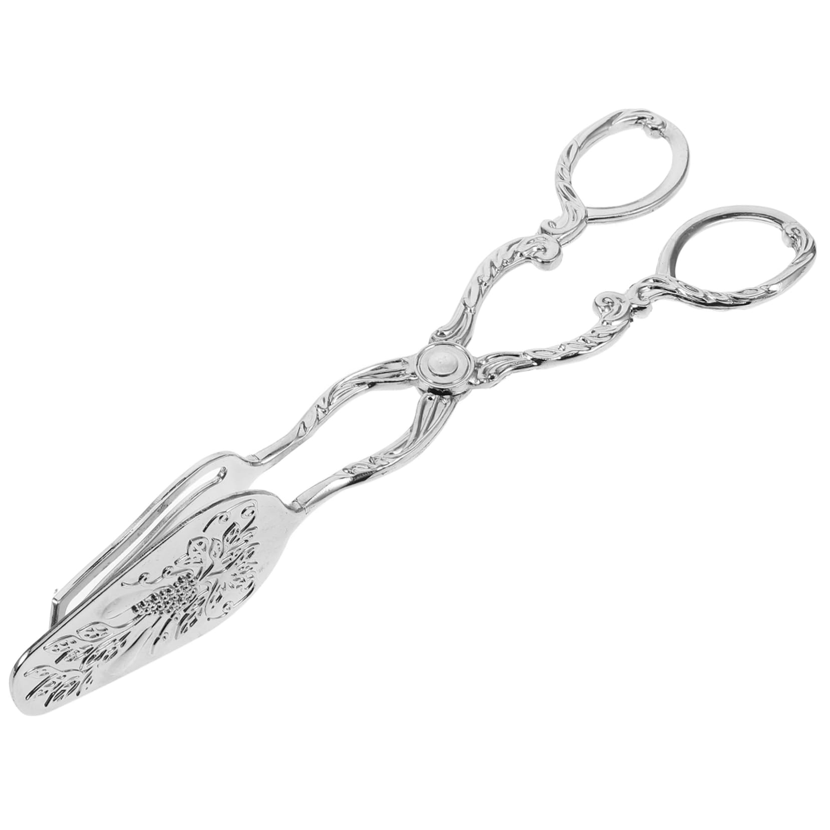 4 Piezas Pinzas Buffet de Inoxidable para Cocina Servicio y Barbacoa Tenazas para Ensalada Pan Pasteles y Carne Herramienta Resistente y Fácil de Limpiar