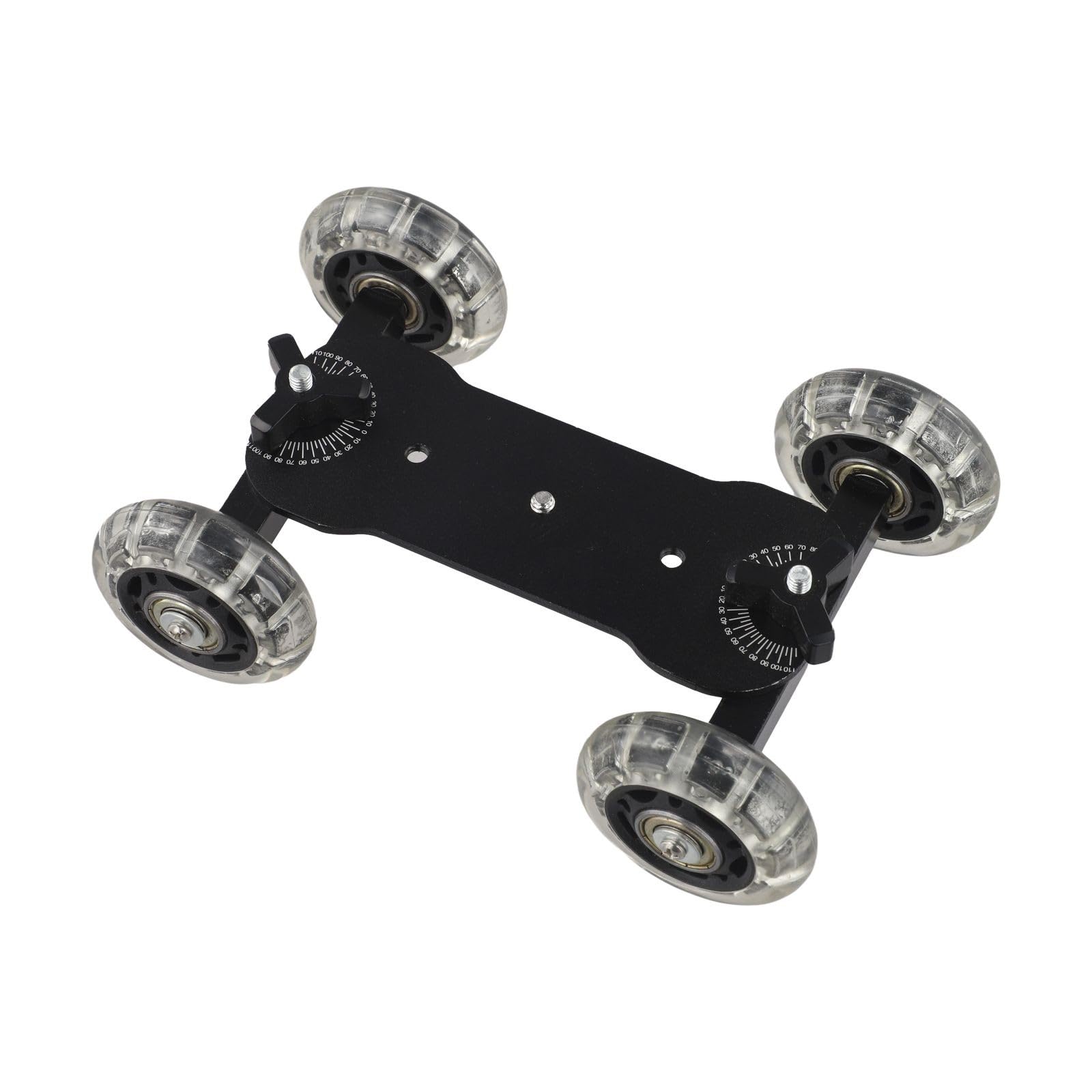 Slider ligero para cámara Dolly con riel de mesa, estructura metálica, capacidad de carga de 10 kg, ruedas giratorias de 360° para equipo de fotografía y filmación