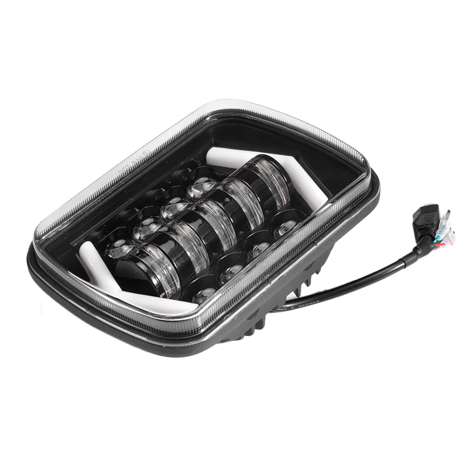 Tbest Fari, 5x7in Faro LED Quadrato Luce Anabbagliante/Anabbagliante Adatto per