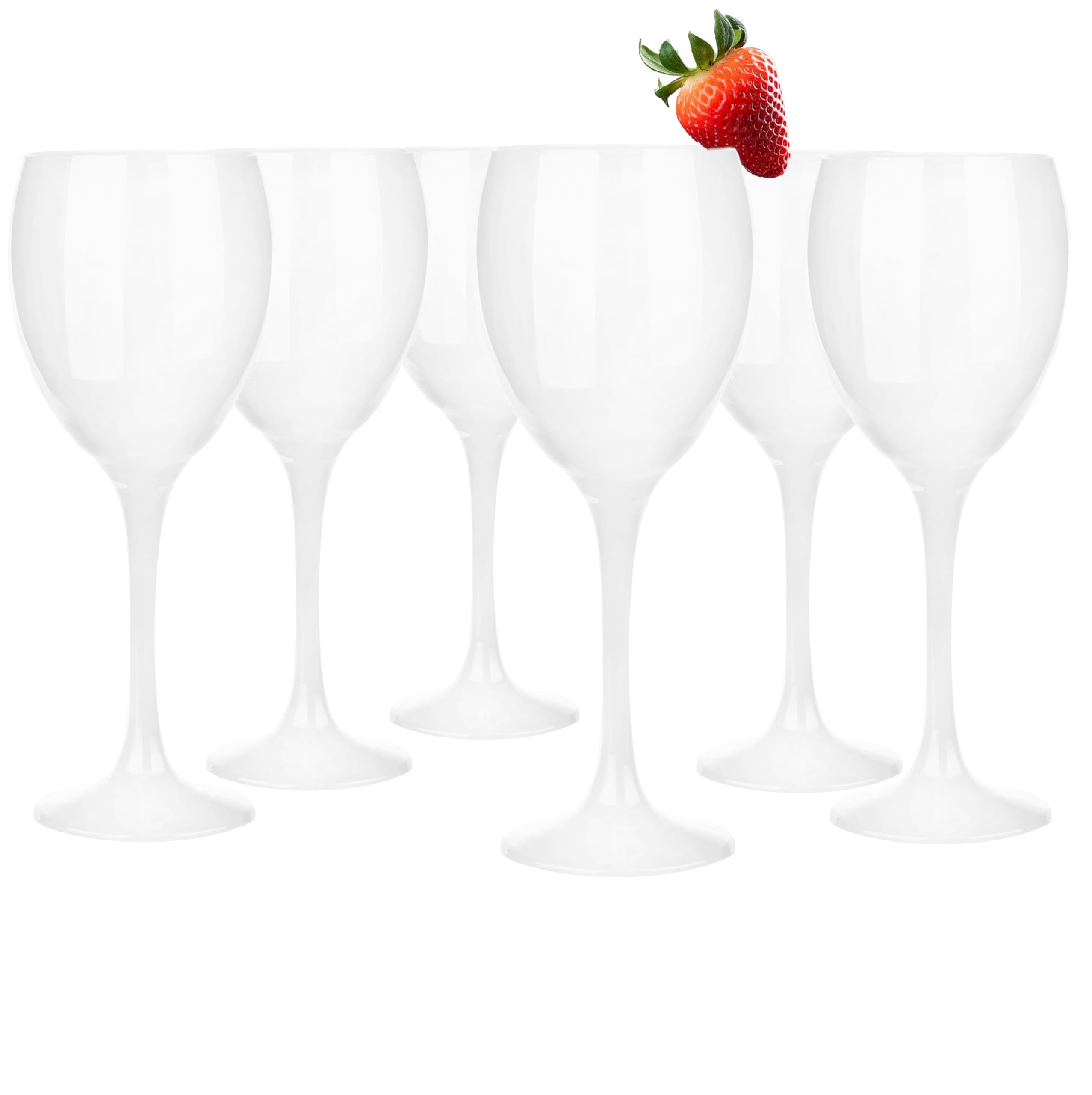 Ensemble de verres à laqué blanc Glasmark Krosno 300ml au design raffiné