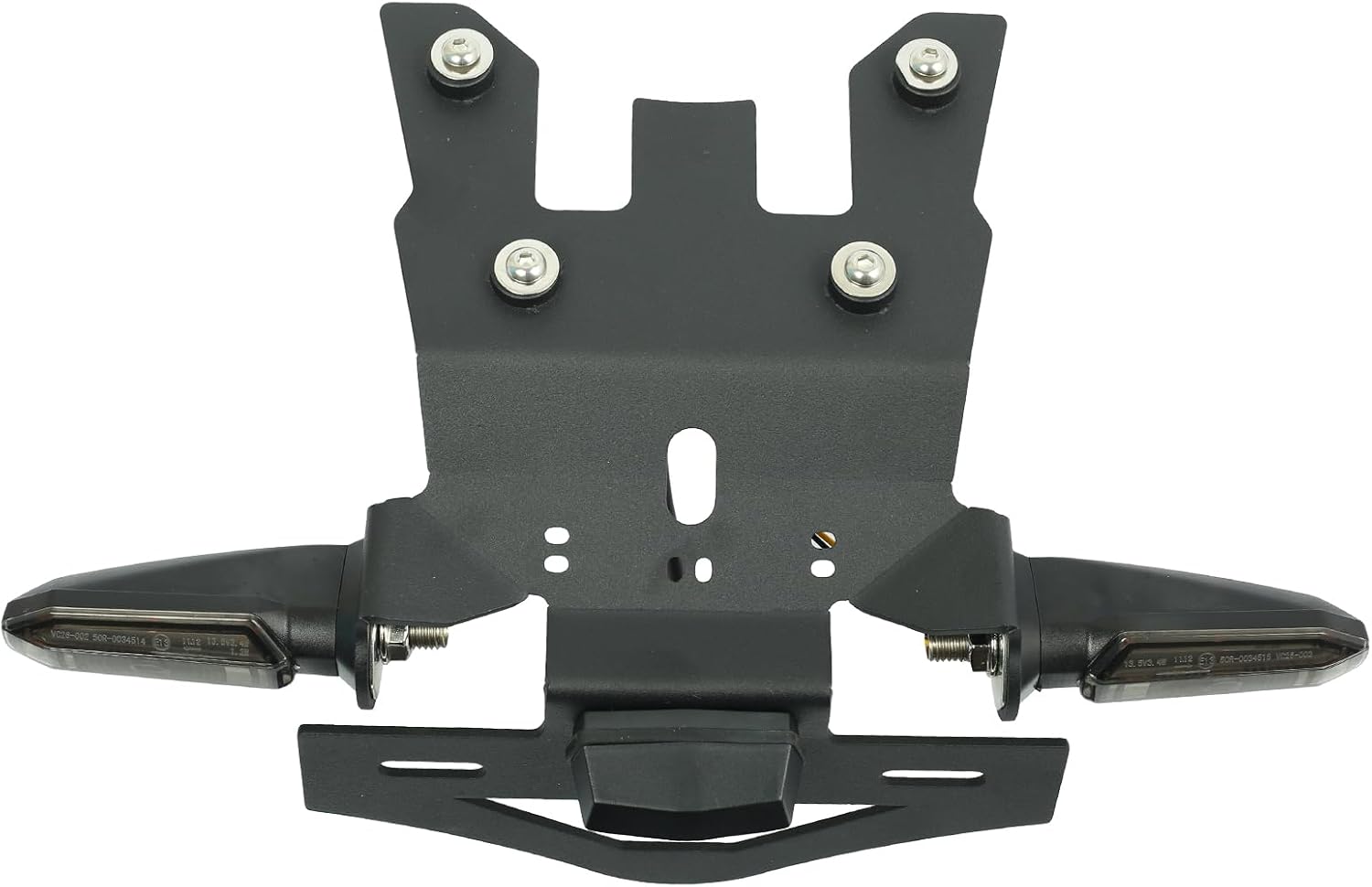 Tail Tidy Kit for CRF1100L Africa Twin/Adventure/DCT 2020-2024 XL750 TRANSALP 2023 2024 Fender Eliminator Kit equipped License Plate Holder, License Plate Light, Turn Signal Lights (Smoke)